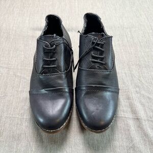 NEW STEVE MADDEN Oxford Lace Dress BLACK Shoes Boys Youth Size 3